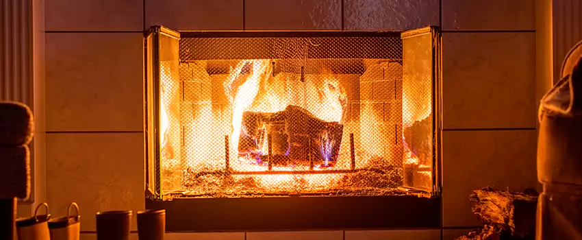 Mendota Hearth Landscape Fireplace Installation in Foster City, California