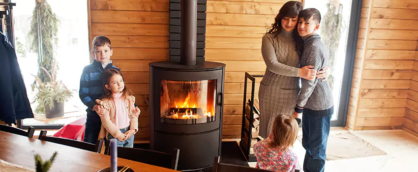 Morso Cast Iron Fireplace Insert Installation in Foster City, California