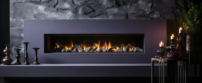 Ember Bed for Ventless Gas Fireplace in Foster City, CA