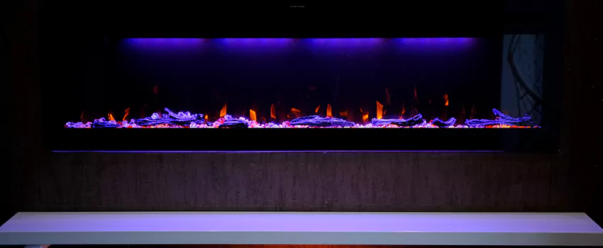 Dynamic Flame Color Fireplace Installation in Foster City, CA