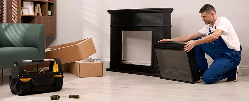 Old Rusted Metal Fireplace Repair And Replacement in Foster City, CA