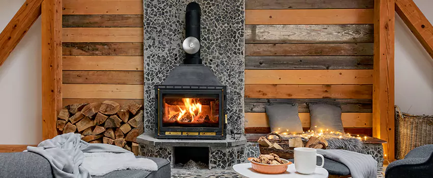 Thelin Hearth Products Direct Vent Gas Stove Fireplace Inspection in Foster City, California